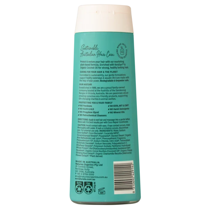 OCNaturals_CocoRepairShampoo400mLBack_Web