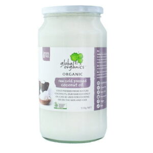Global Organics Coconut Oil Raw Cold Pressed Organic 920g