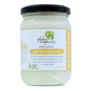 Global Organics Mayonnaise Egg Free Organic 240g