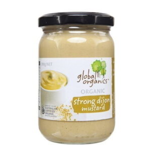 Global Organics Mustard Strong Dijon Organic 200g