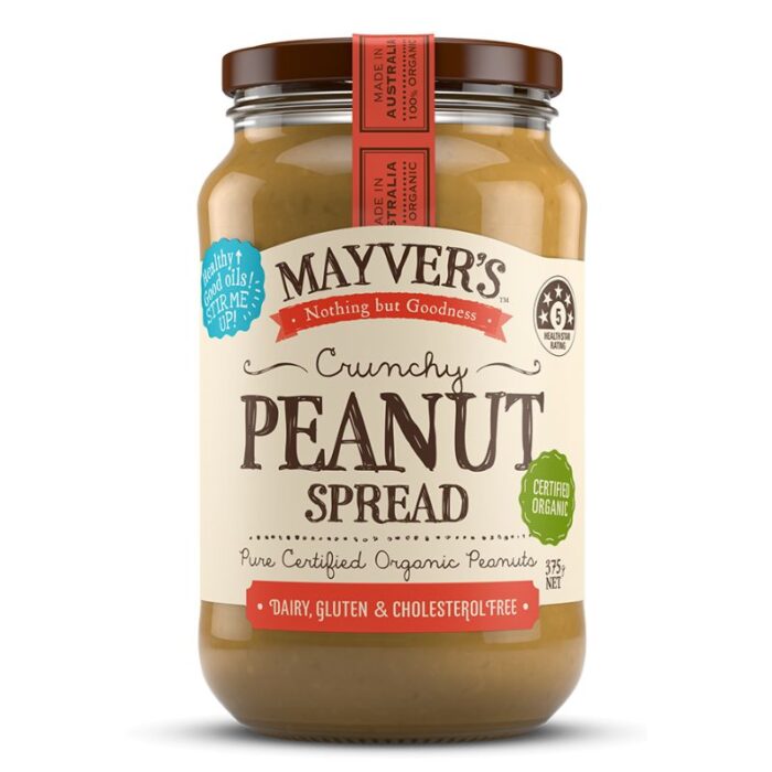 Mayver's Organic Crunchy Peanut Spread