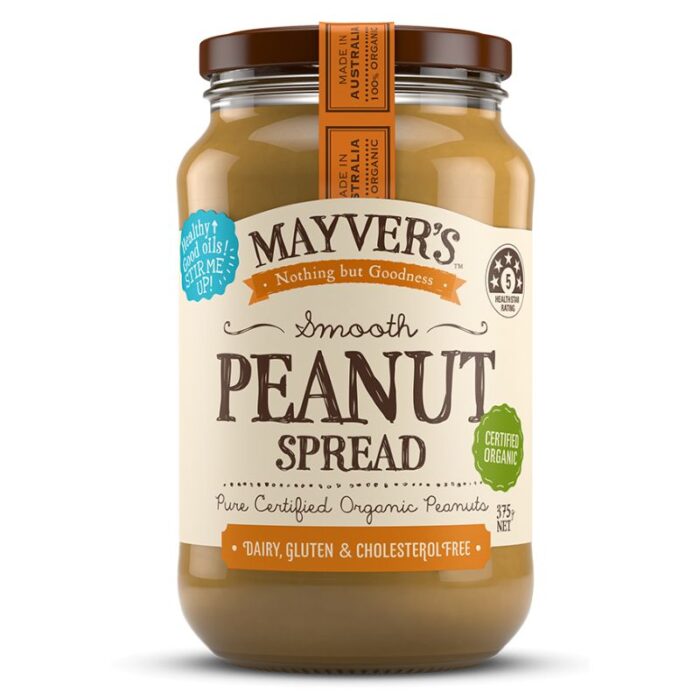 Mayver's Organic Smooth Peanut Spread
