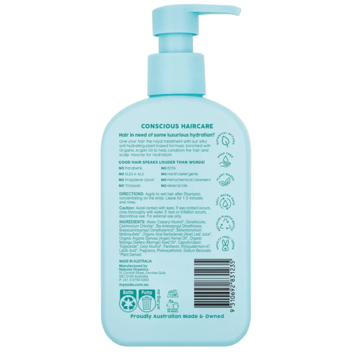 MySoda HydrateConditioner350mLBack SkuVantage