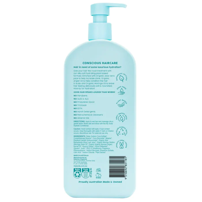 MySoda HydrateShampoo800mLBack SkuVantage
